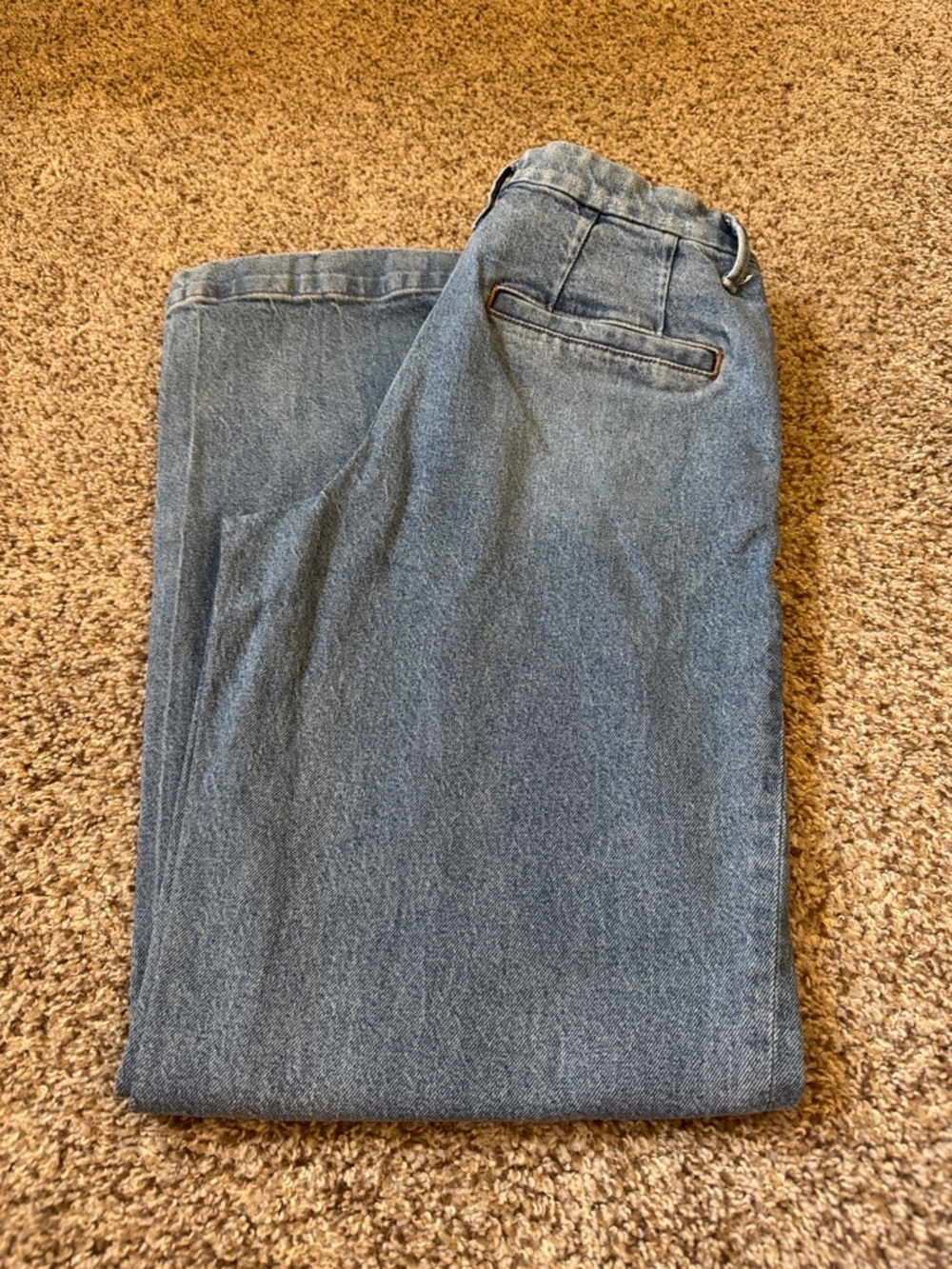 Express wide leg high rise jean